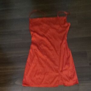 SHEIN Vibrant Red Mini Dress